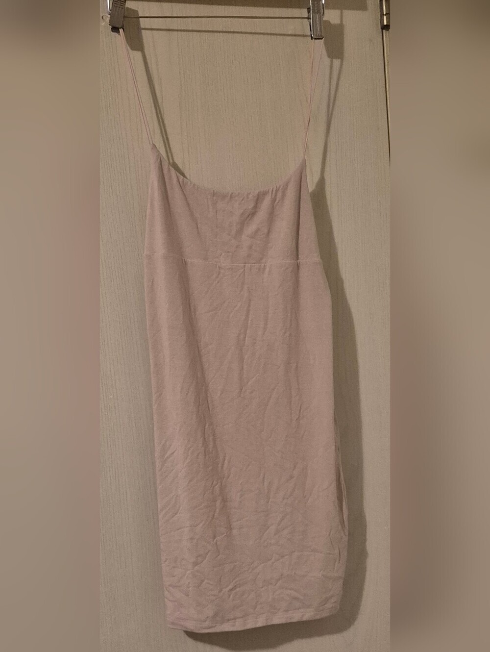 Wilfred Free by Aritzia Open-Back Tie Dress | Women's Medium | Blush Pink